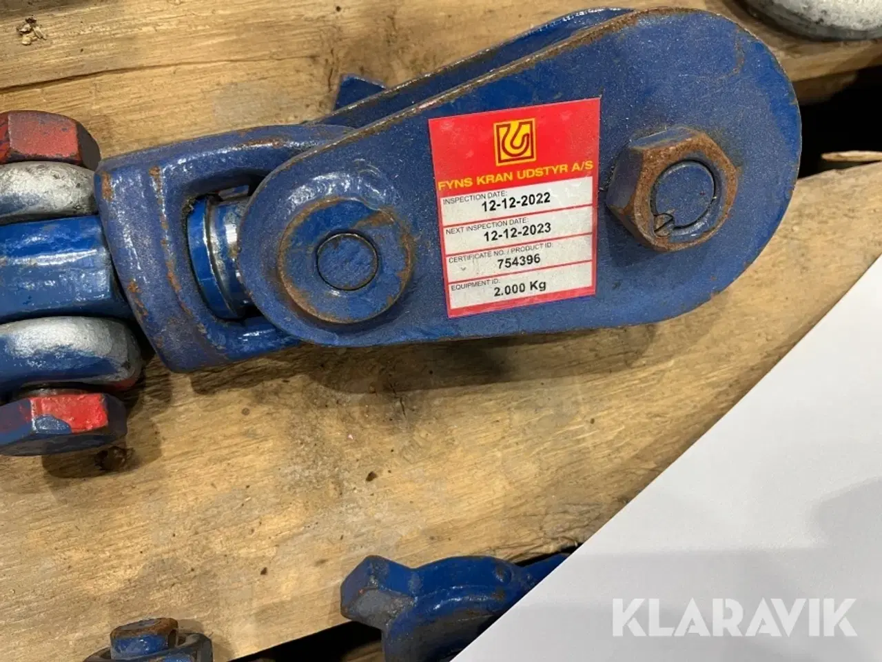 Billede 12 - Kasteblokke og svirveløjebolte 4 paller