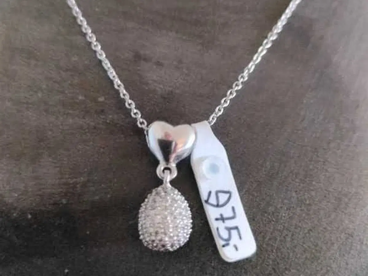 Billede 3 - Ny og ubrugt halskæde med vedhæng i 925 sterling s