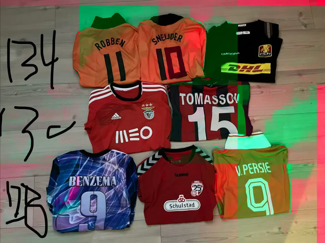 Billede 7 - Fodboldtrøjer i Børnestørrelser 