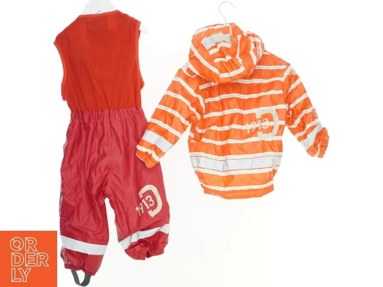 Billede 2 - Regntøj fra Didriksson foret med fleece (str. 80 cm)