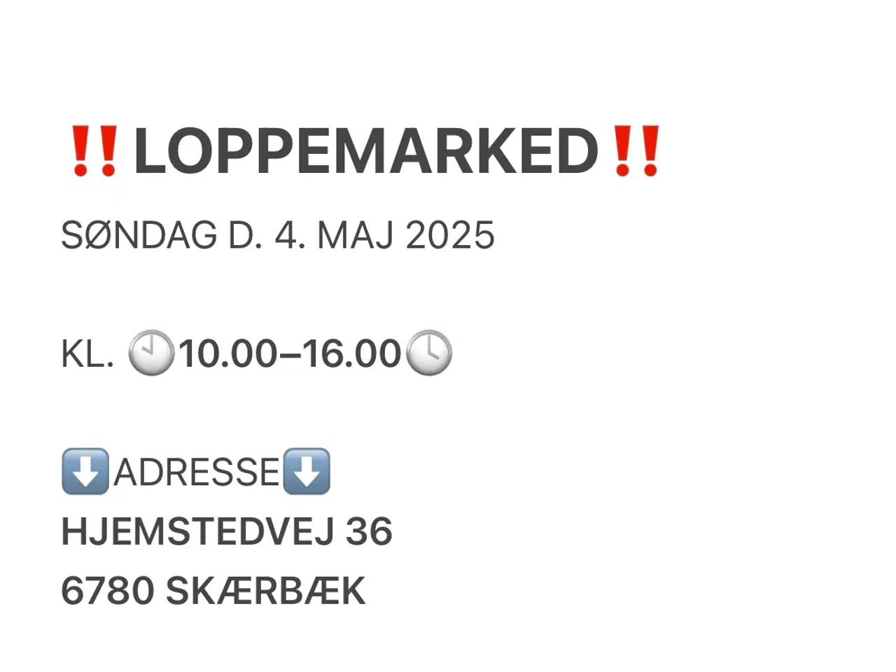 Billede 1 - Loppemarked d. 4. maj 2025
