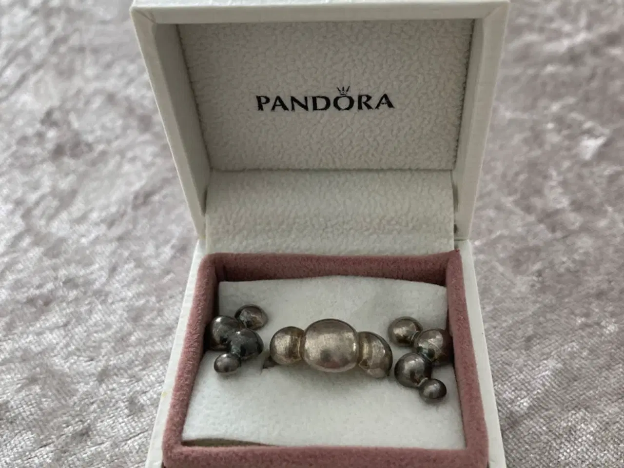 Billede 1 - Pandora ørestikker og ring i sølv