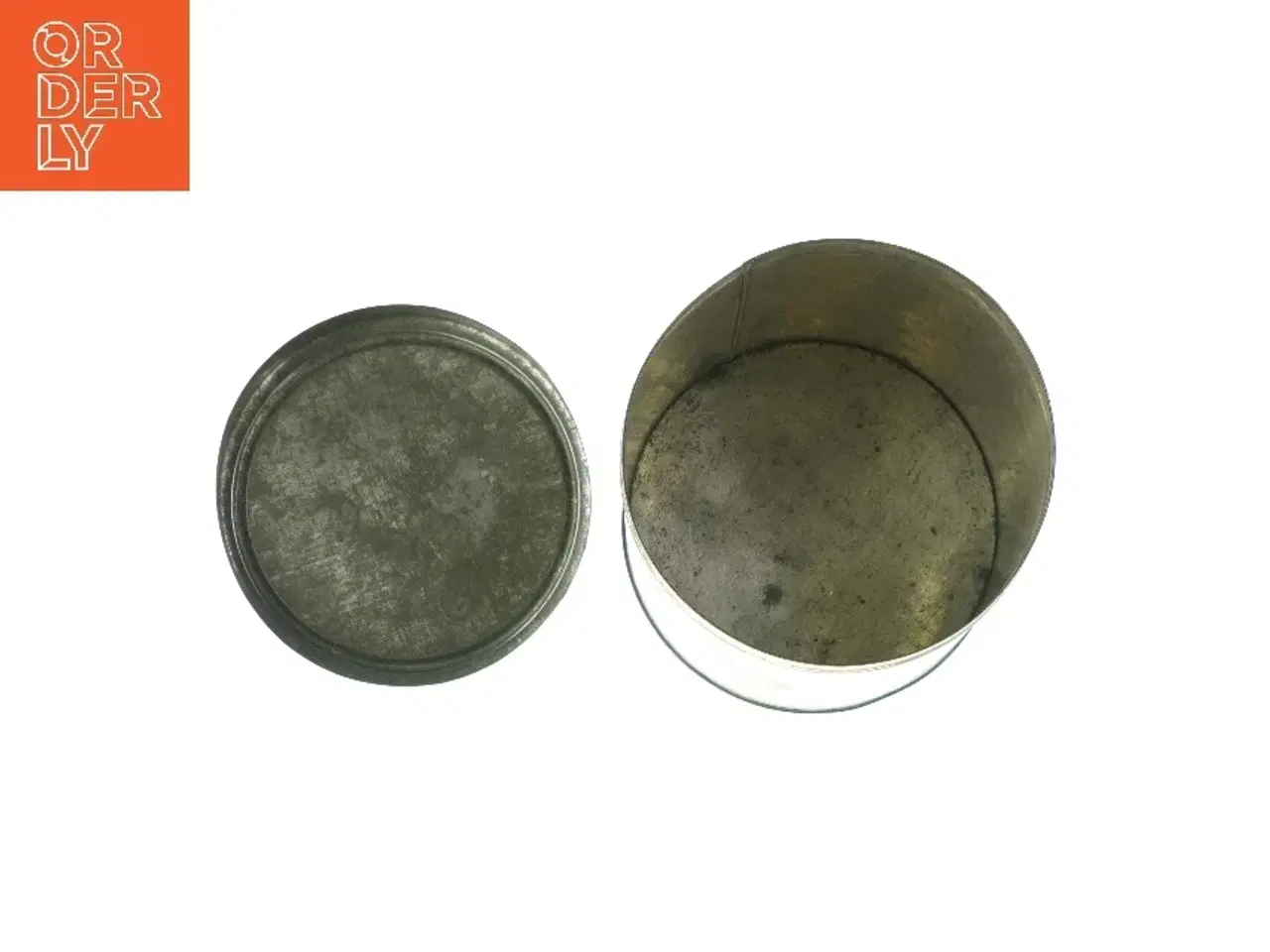 Billede 2 - Dåse med print fra Hultmans (str. HØ: 19x16cm)