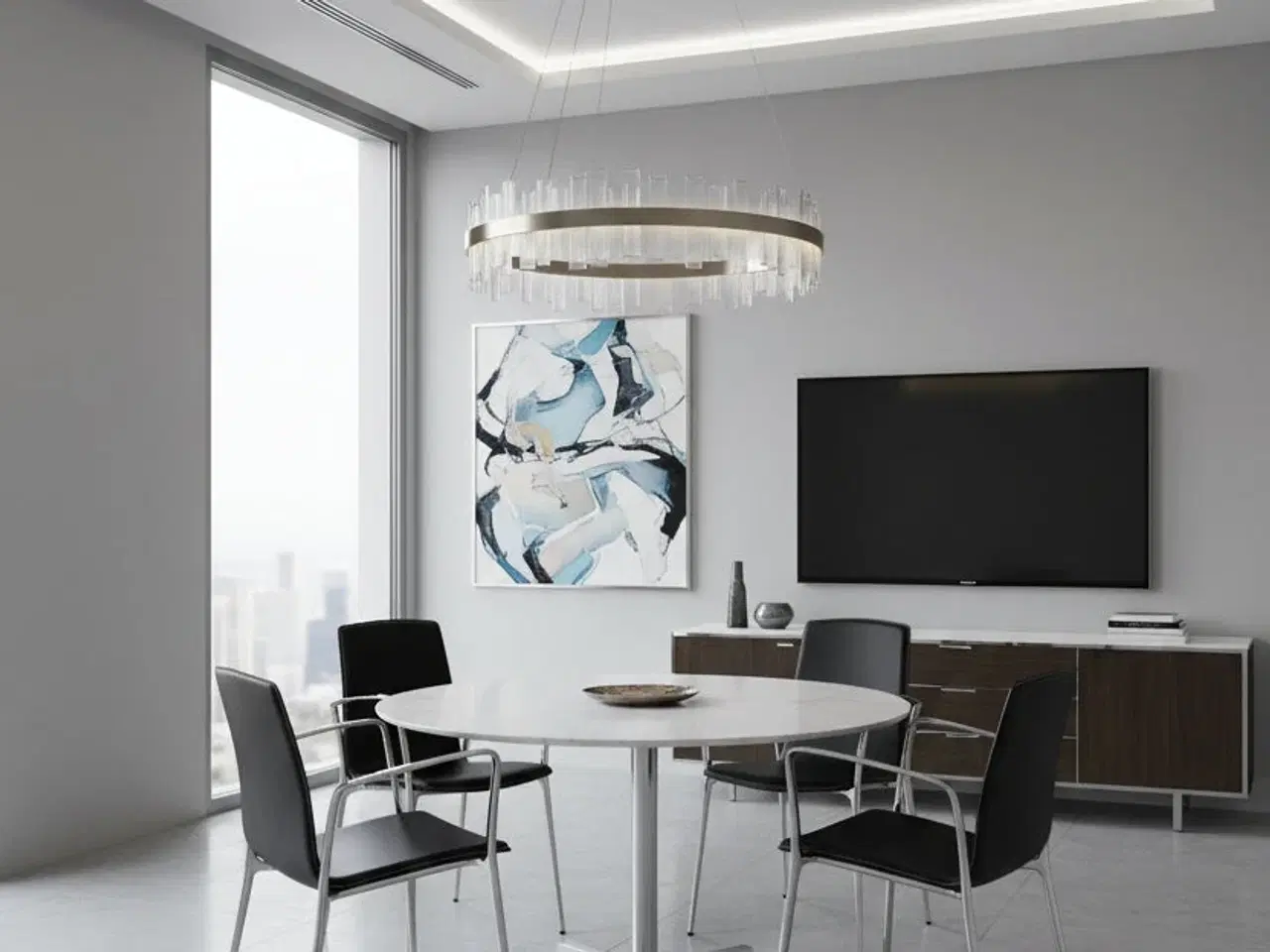 Billede 2 - Akaba Gorka Stol – Sort Læder/Krom