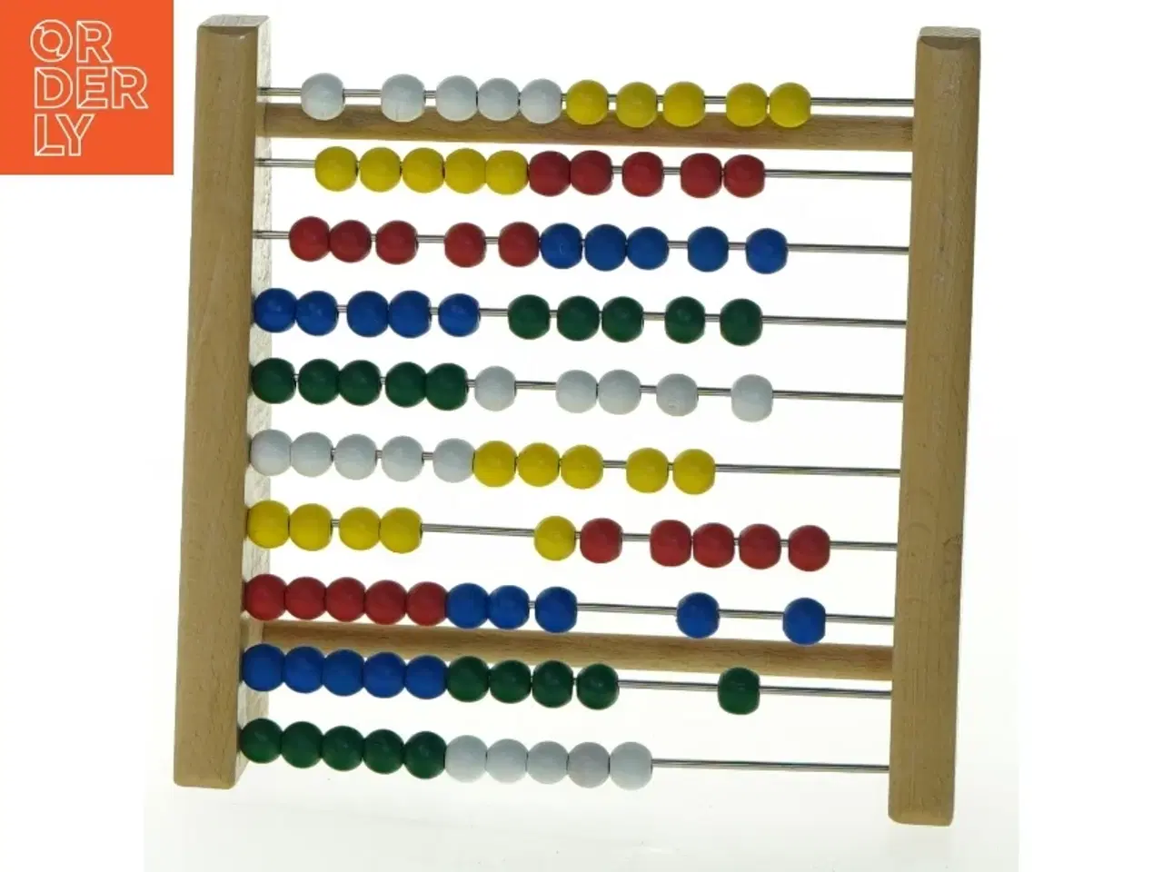 Billede 1 - Træperleramme fra Goki (str. 17x16,5 cm)