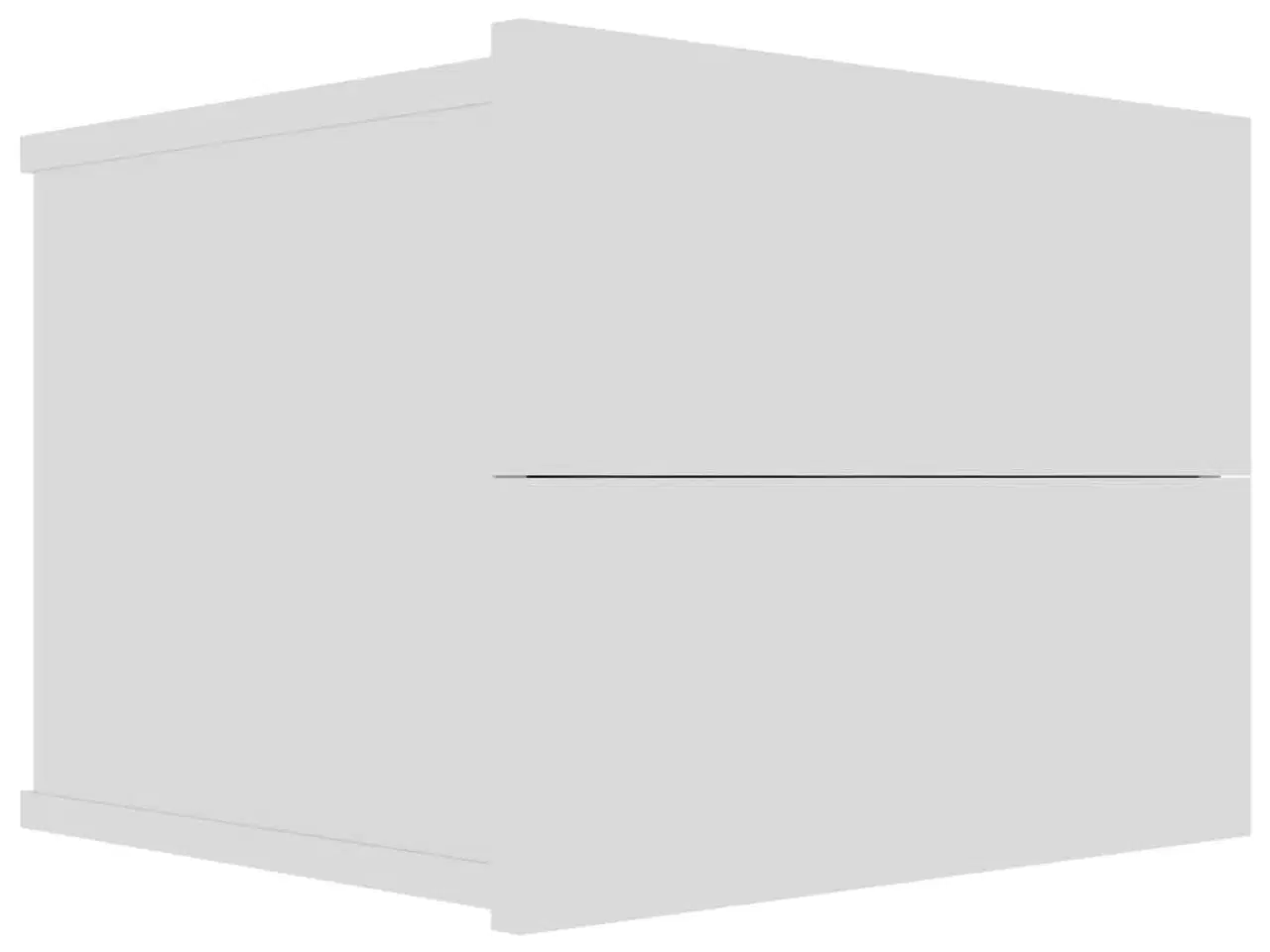 Billede 4 - Sengeskabe 2 stk. 40x30x30 cm spånplade hvid højglans