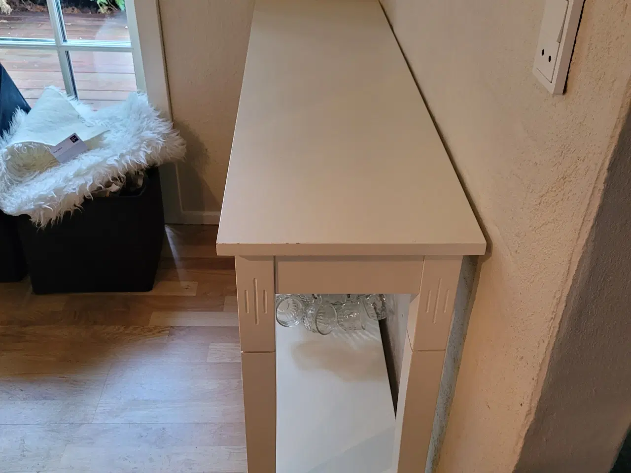 Billede 2 - Anrette/konsol/afsætningsbord med skuffe og hylde