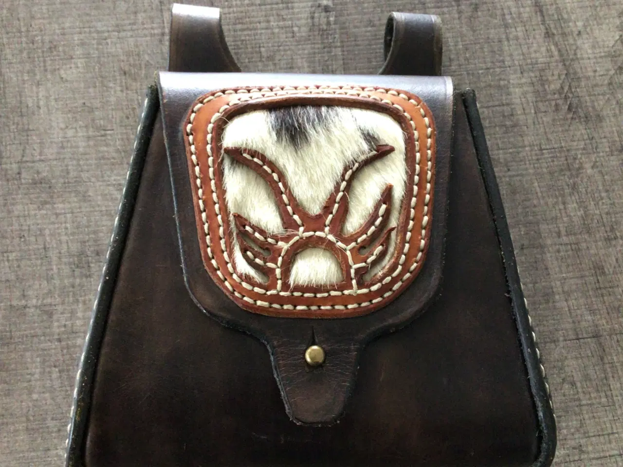 Billede 1 - Bæltetaske i læder