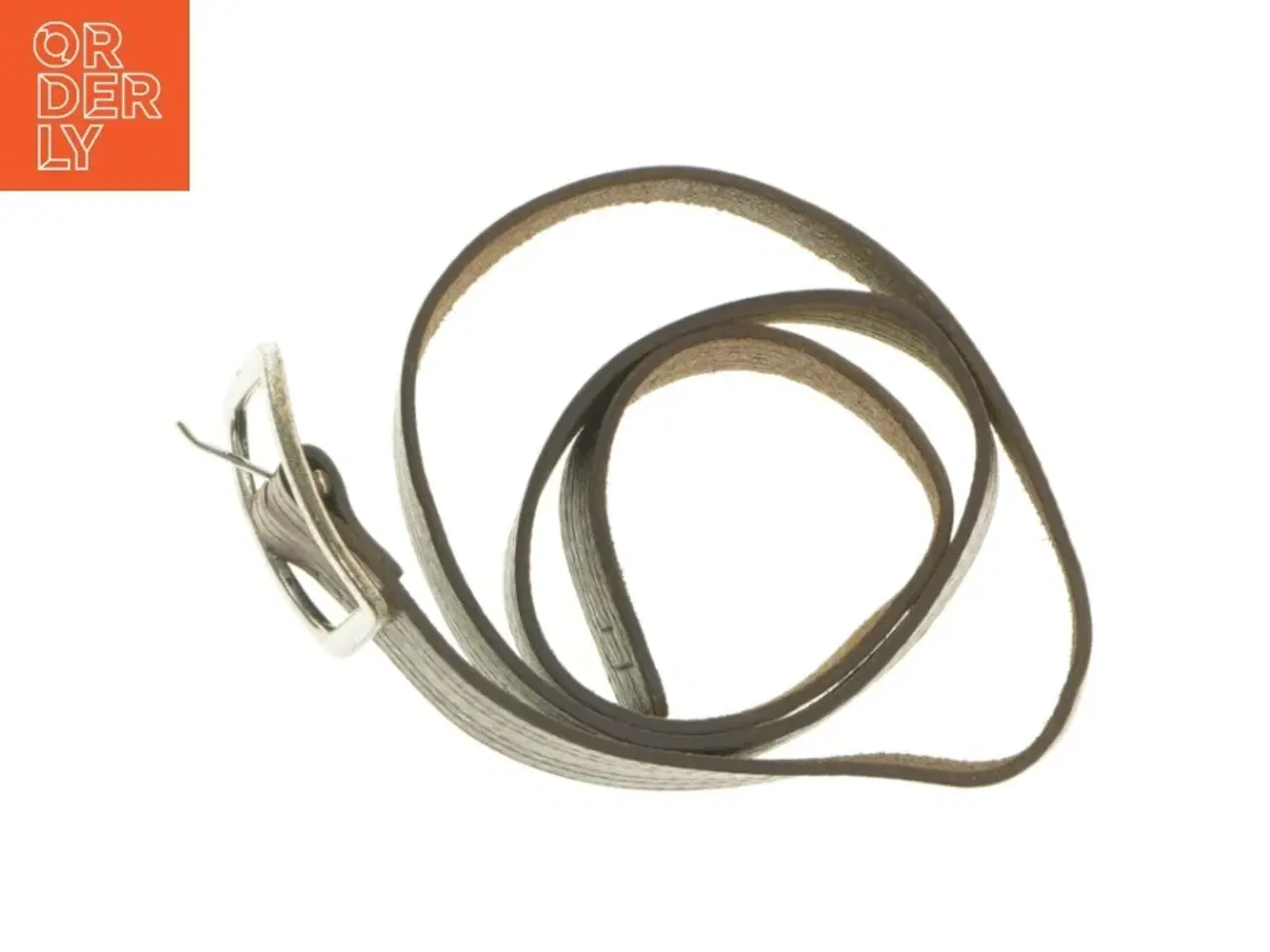 Billede 2 - Læderbælte fra Kirsten Schønning (str. 106 x 6 cm)