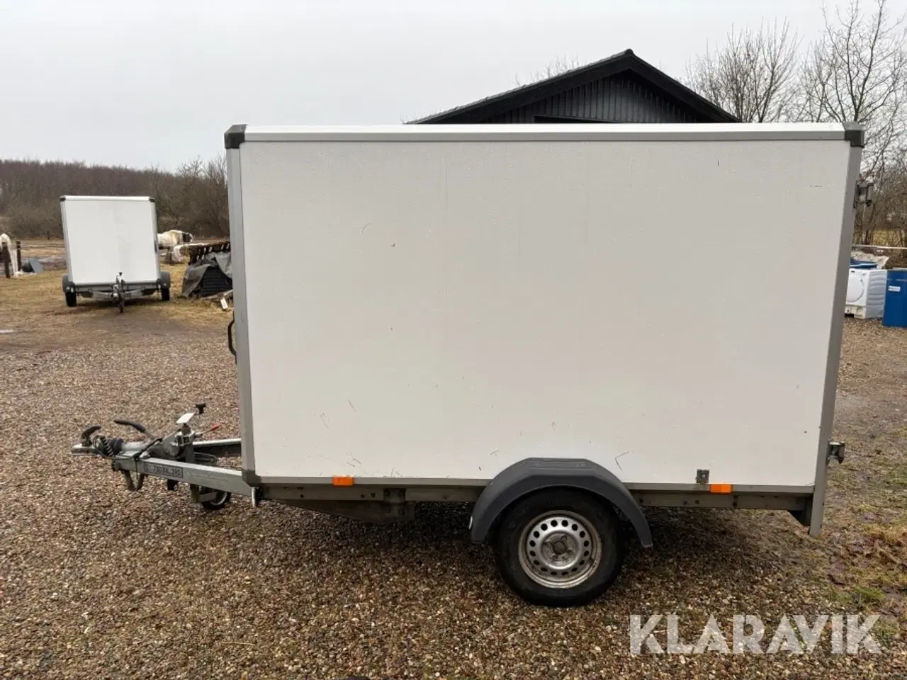 Billede 2 - Lukket trailer Variant B715C2 750 kg. med bremser