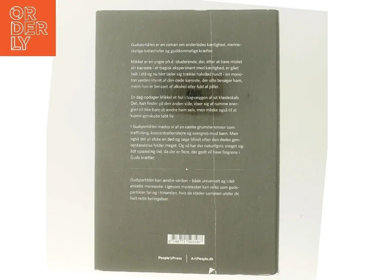 Billede 3 - Gudspartiklen : roman af Mads Peder Nordbo (Bog)