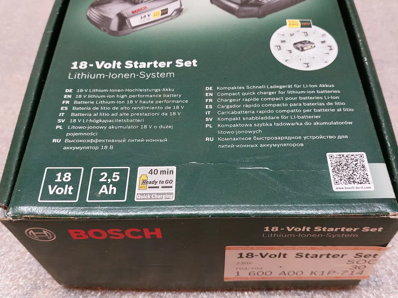 Billede 1 - Bosch Lader 18 volt