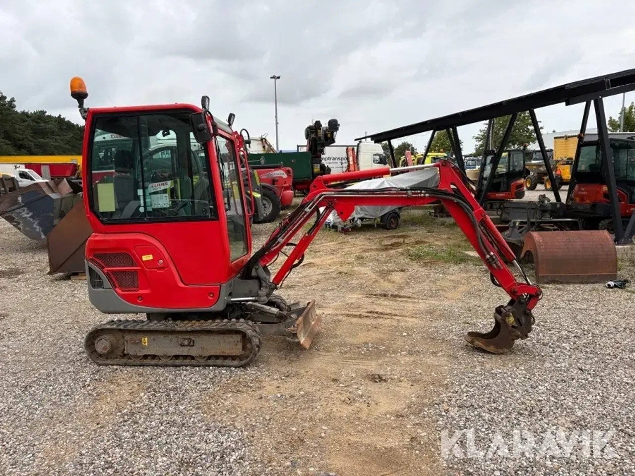 Billede 6 - Minigraver Yanmar Sv17-ex
