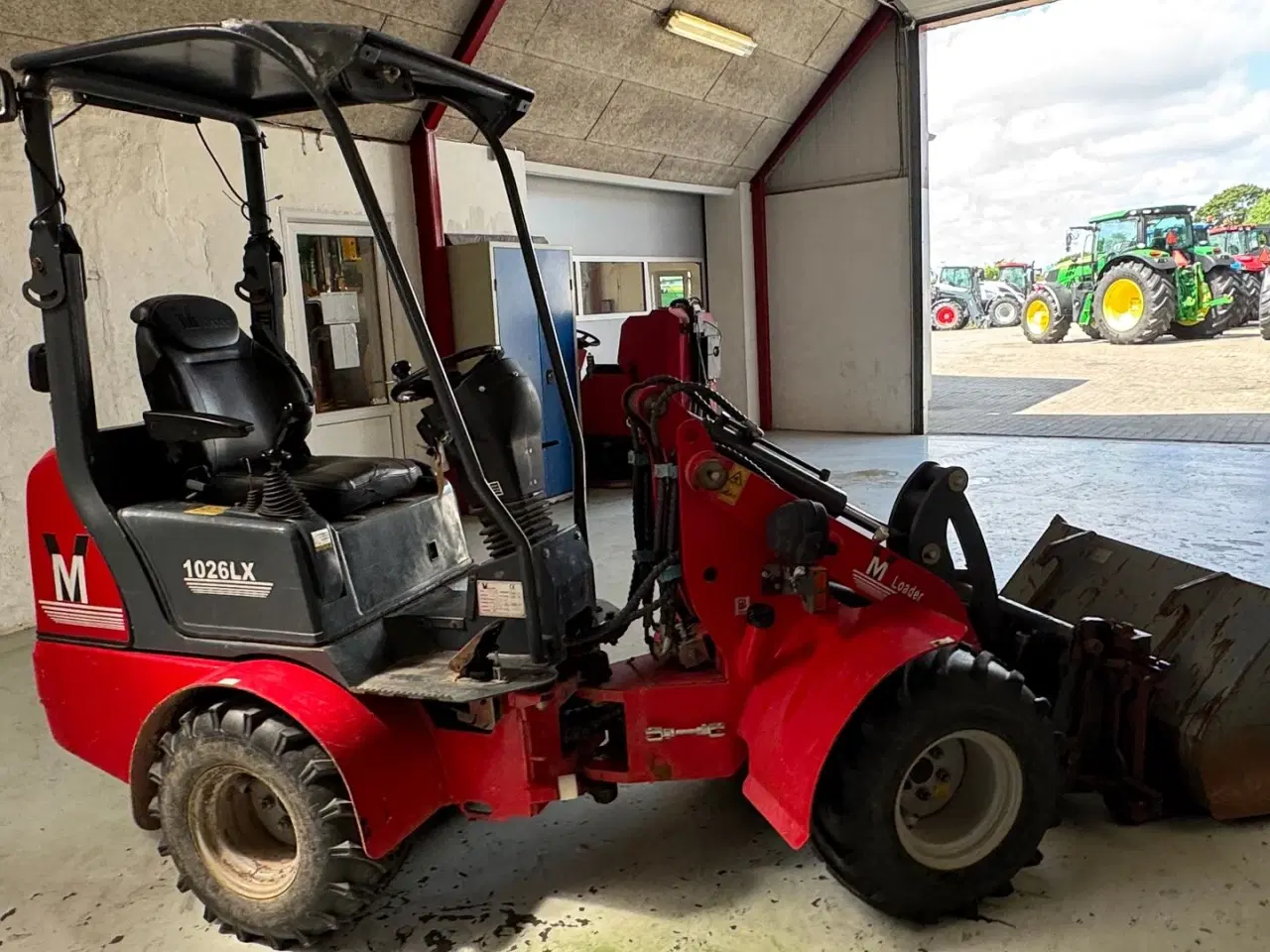 Billede 10 - VM Loader 1026 LX KUN 590 TIMER! MED SKOVL OG PALLEGAFLER!