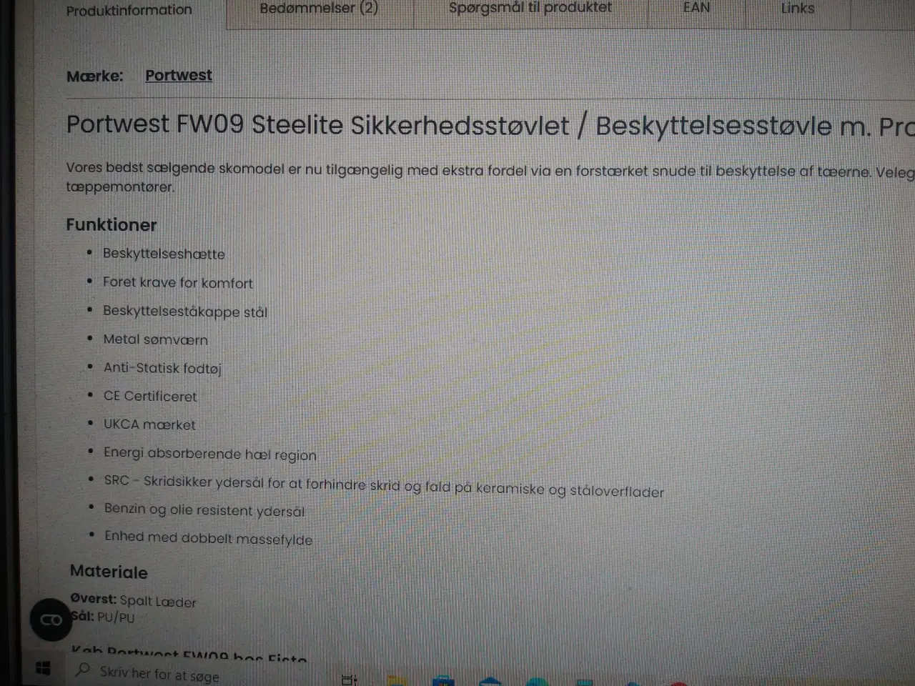 Billede 7 - Sikkerheds-støvlet, str. 43