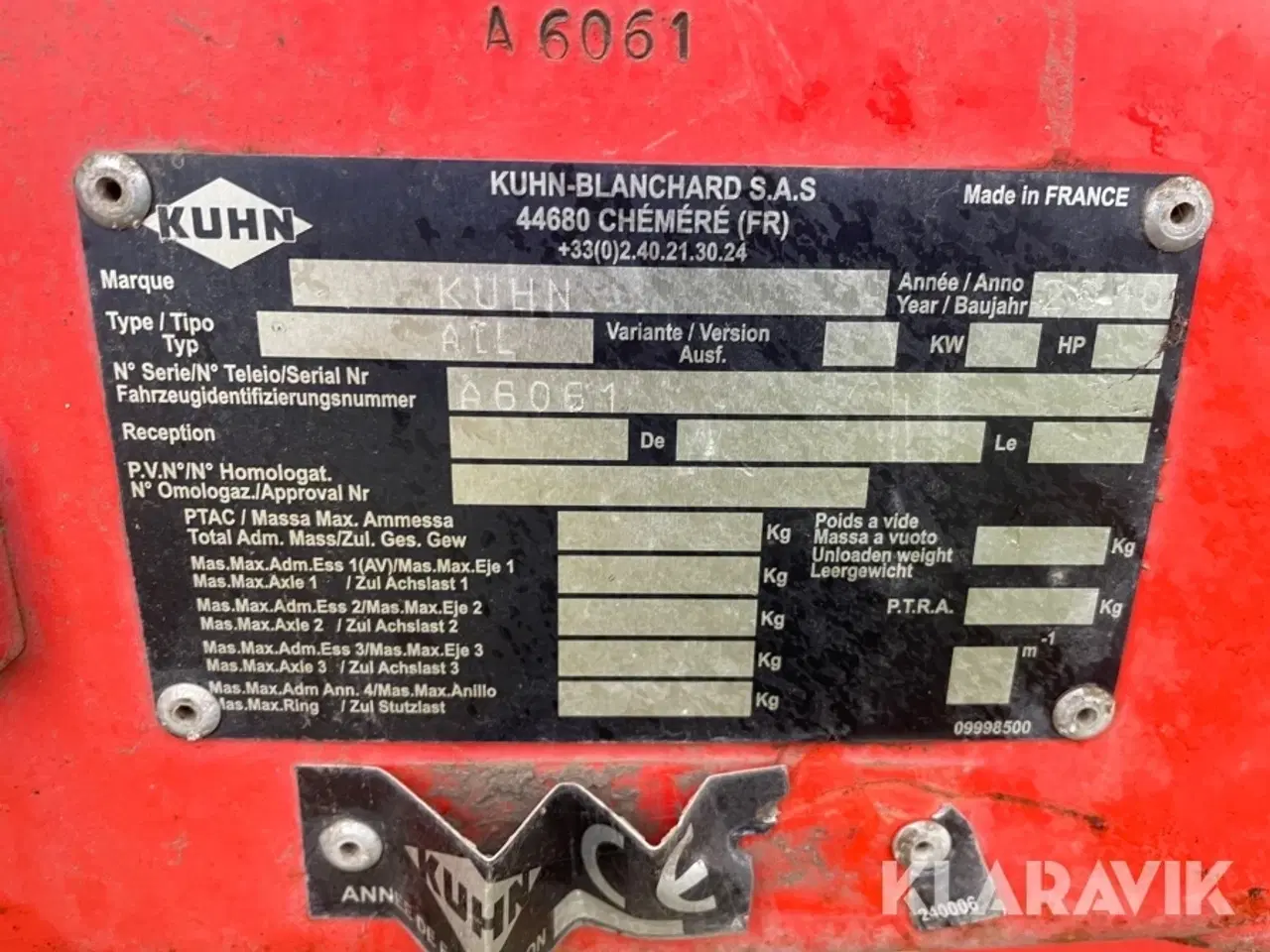 Billede 5 - Marksprøjte Kuhn Atlantique 3200