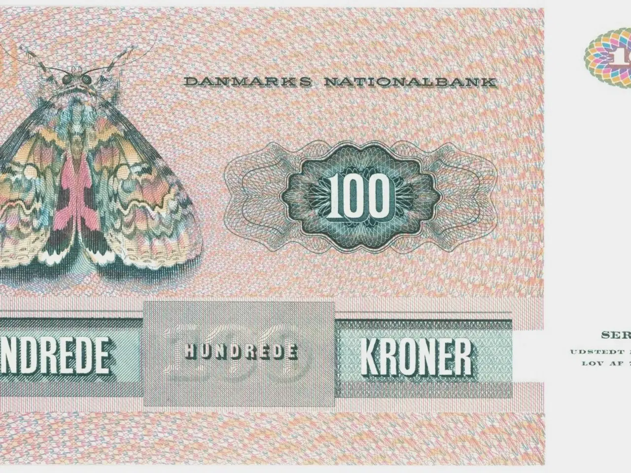 Billede 2 - DK. 100 kr. seddel 1985