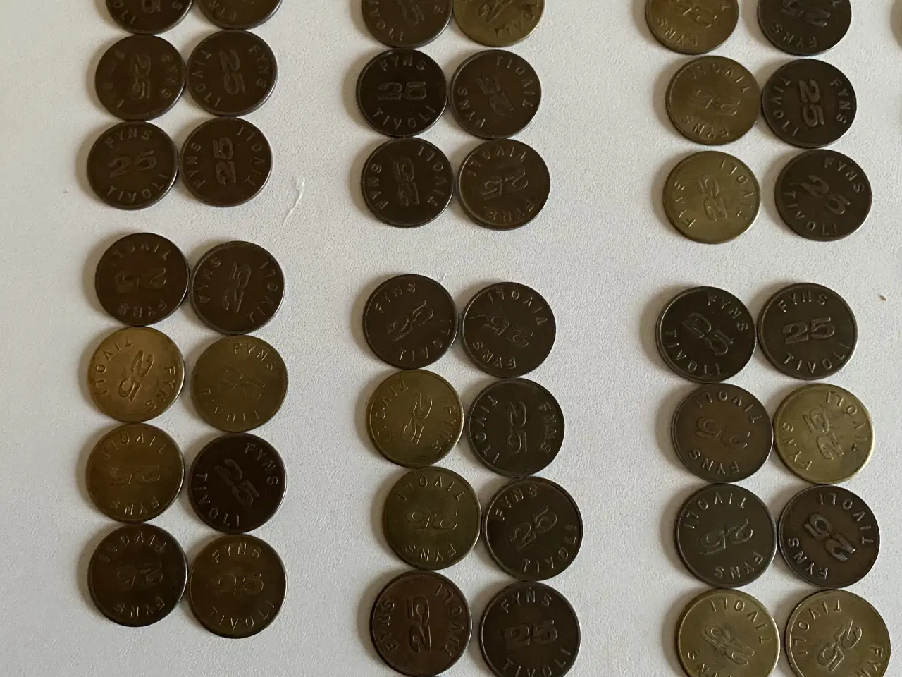 Billede 2 - Spillemønter Fyens Tivoli 96 stk
