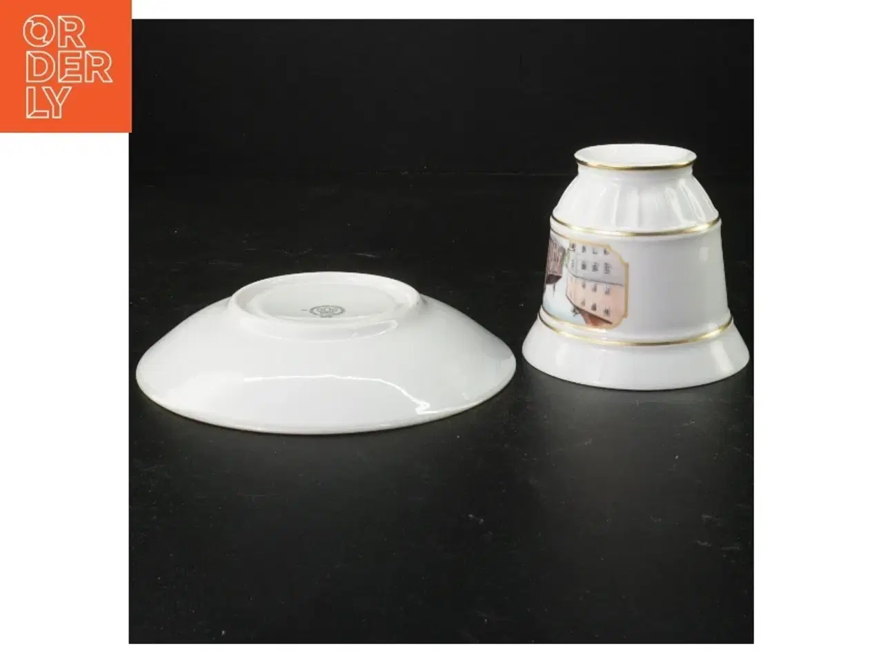 Billede 2 - Porcelænskop med underkop fra B&G (str. Ø 16 cm 9 cm)