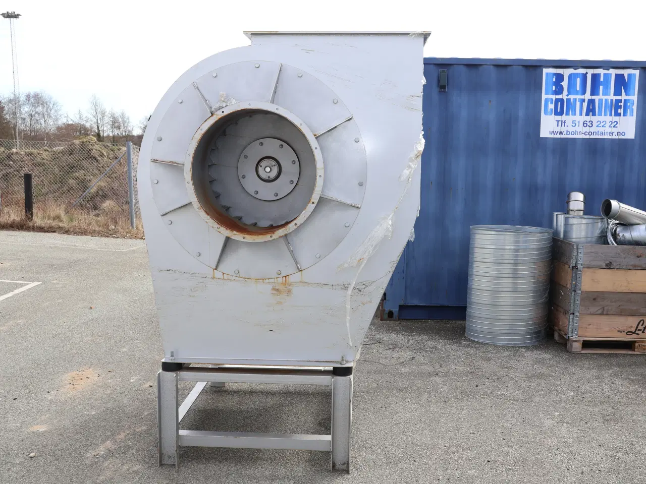 Billede 4 - Stor Akyurek ventilationsblæser m/37kw elmotor