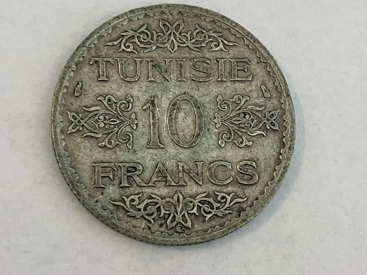 Billede 1 - 10 Francs Tunisia 1353-1358 (1935-1939) - Silver