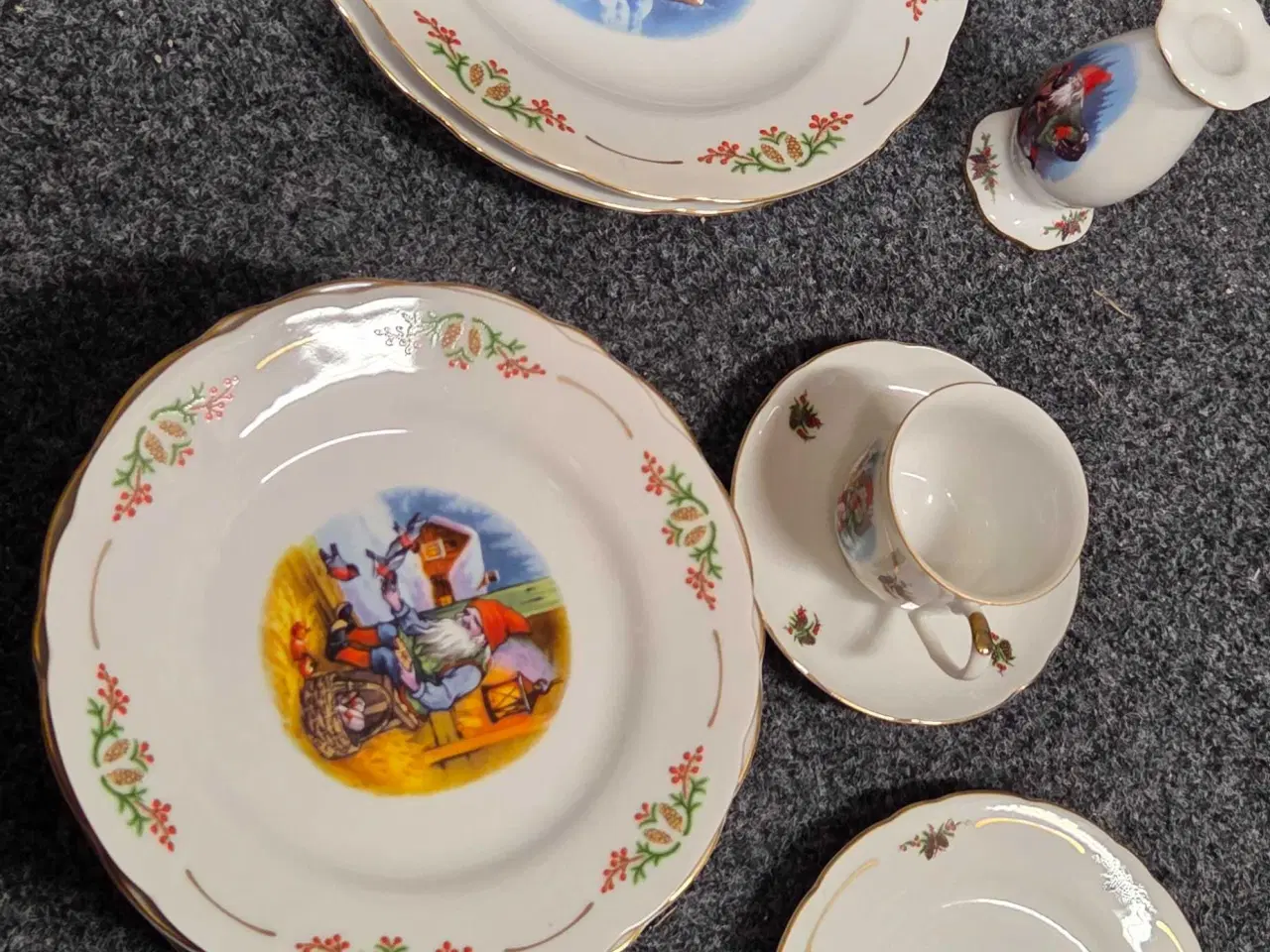Billede 1 - Christineholm porcelæn, gammeldags Jul 