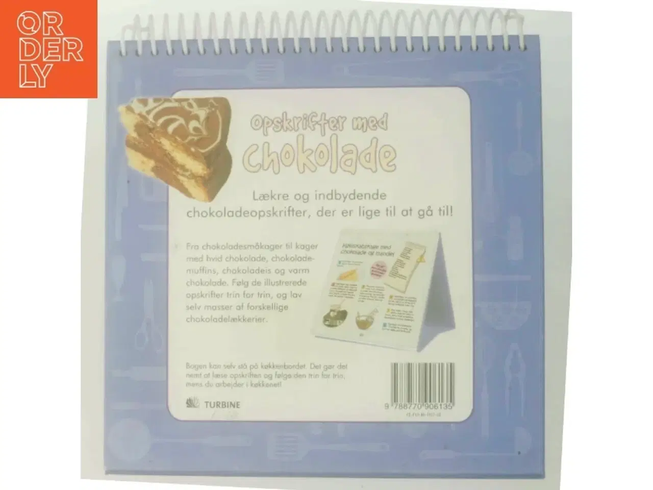 Billede 3 - Opskrifter med chokolade : 41 lækre chokoladeopskrifter lige til at lave og spise! af Lisette Agerbo Holm (Bog)