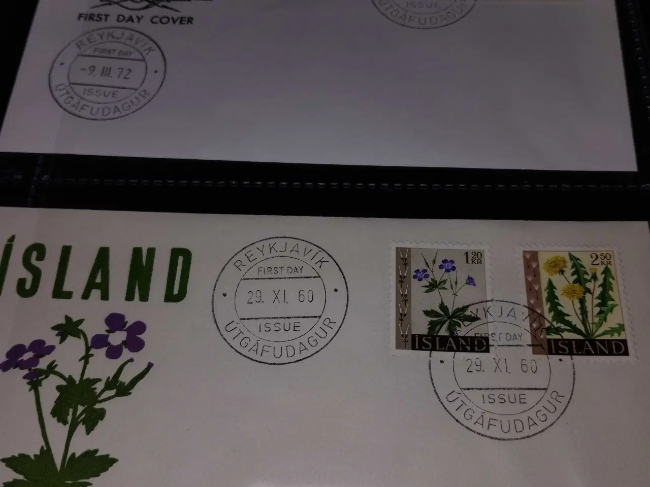 Billede 6 - Islandske første dag kuverter 