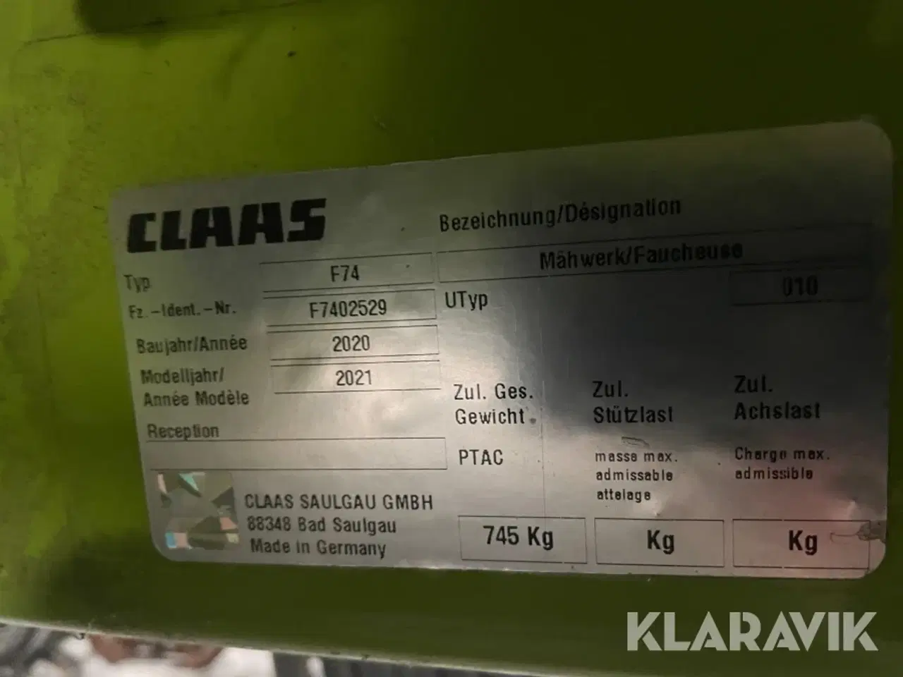 Billede 8 - Skårlægger/skivehøster Claas 3150F disco