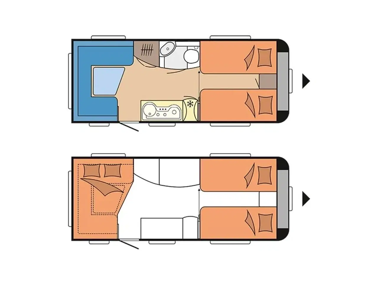 Billede 14 - 2018 - Hobby Excellent 495 UL Enkeltsengsvogn med udtræk