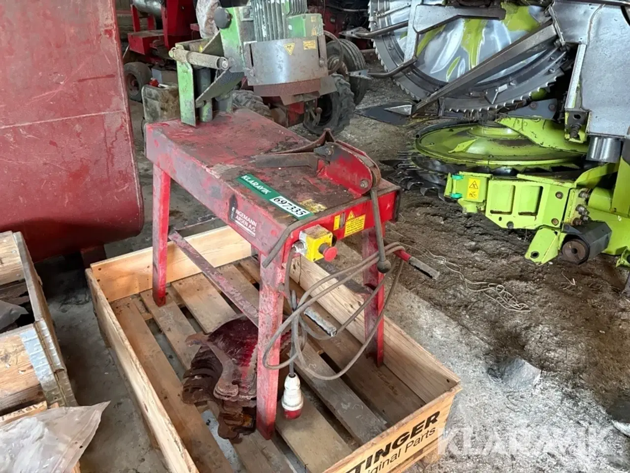 Billede 1 - Slibemaskine til opsamlervogn Ingenann Larsen