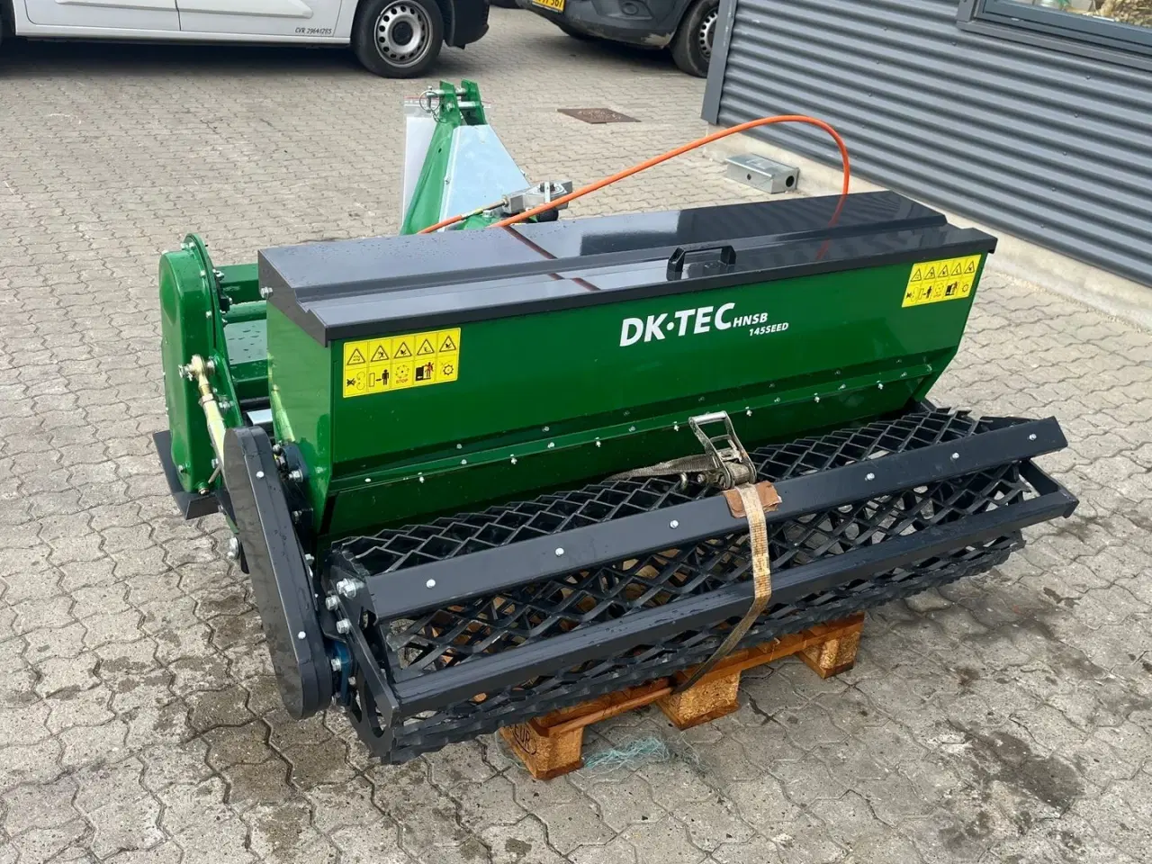 Billede 3 - DK-TEC sb145b sten nedlægningsfræser  145cm stennedlægnings fræser med så kasse