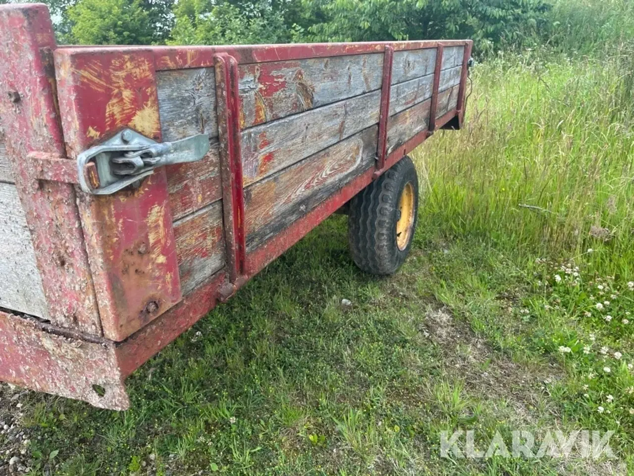 Billede 10 - LOT: tipvogn og Skrabeblad TIM OG Frangård 4,5 tons vogn/G-250L