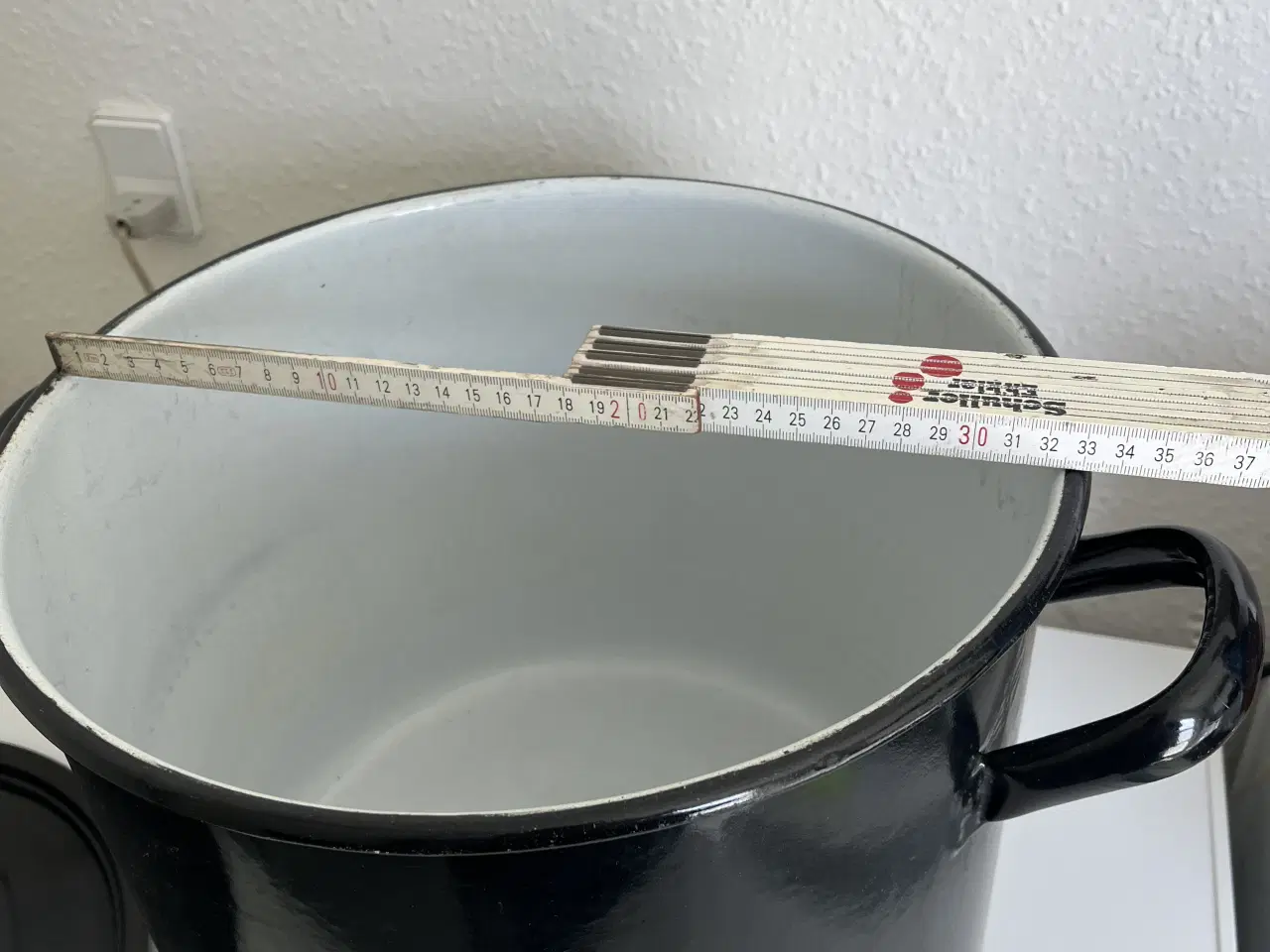 Billede 4 - Stor emalje Suppegryde ca 30 L