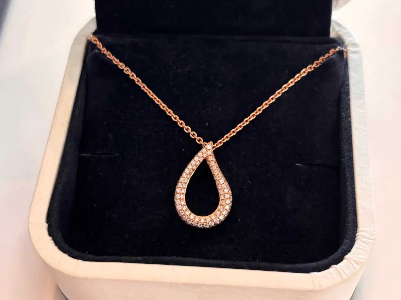 Billede 3 - Bucherer - Lacrima halskæde i 18k rosegold