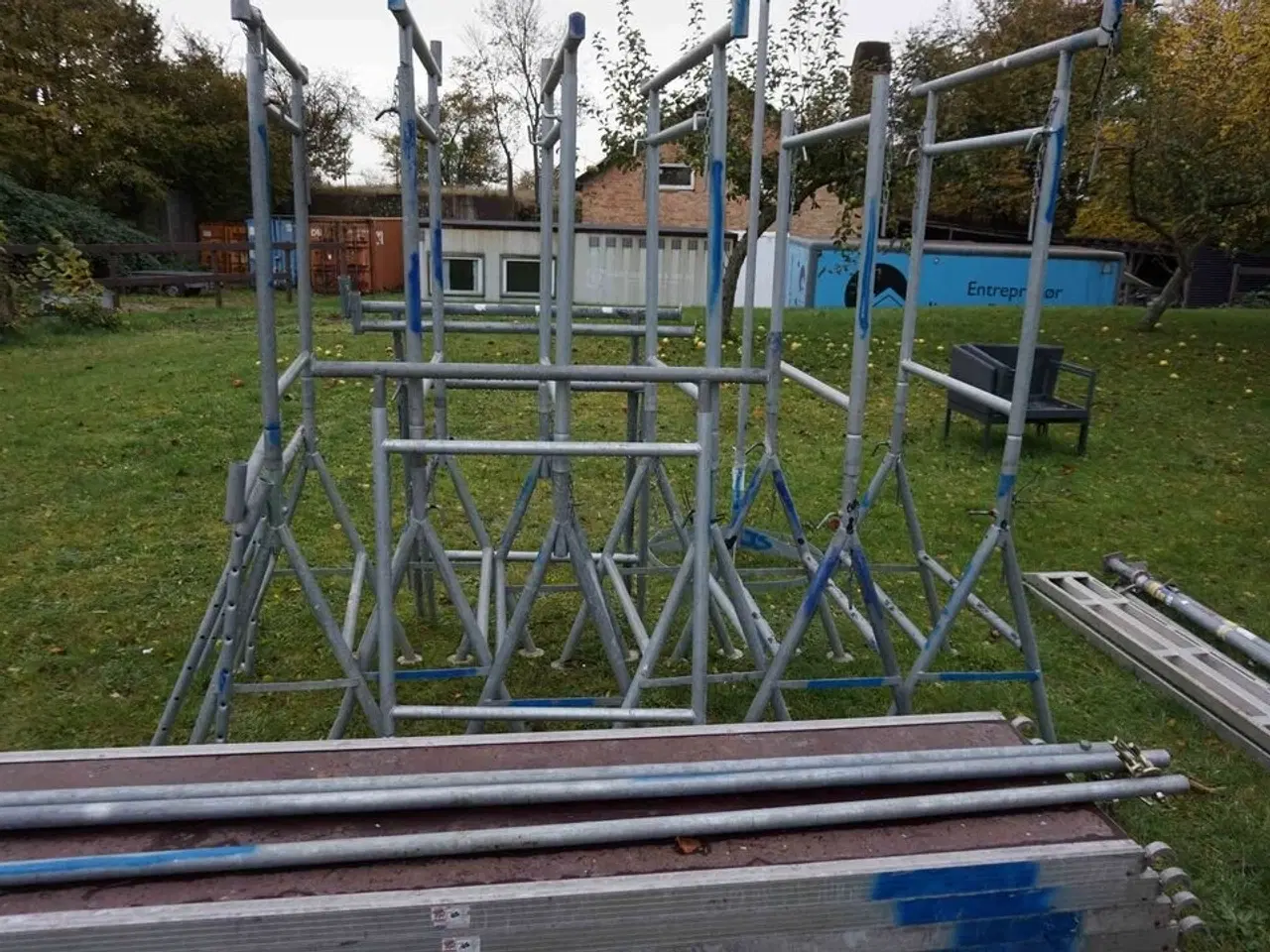 Billede 2 - Bukke stillads med jumbo plader