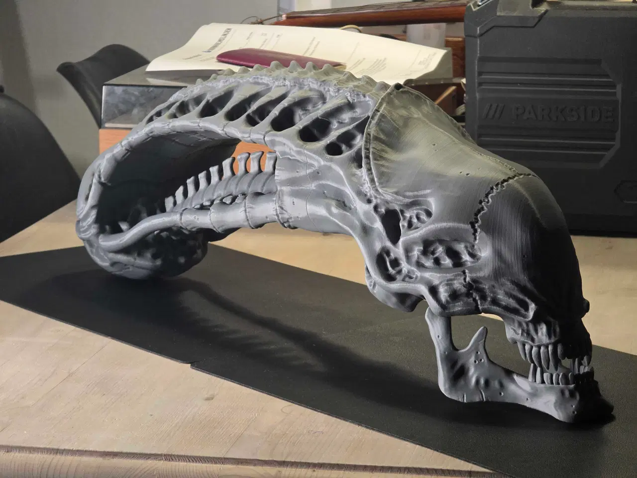 Billede 1 - Livsstørrelse Alien (Xenomorph) Kranie - 3D-print