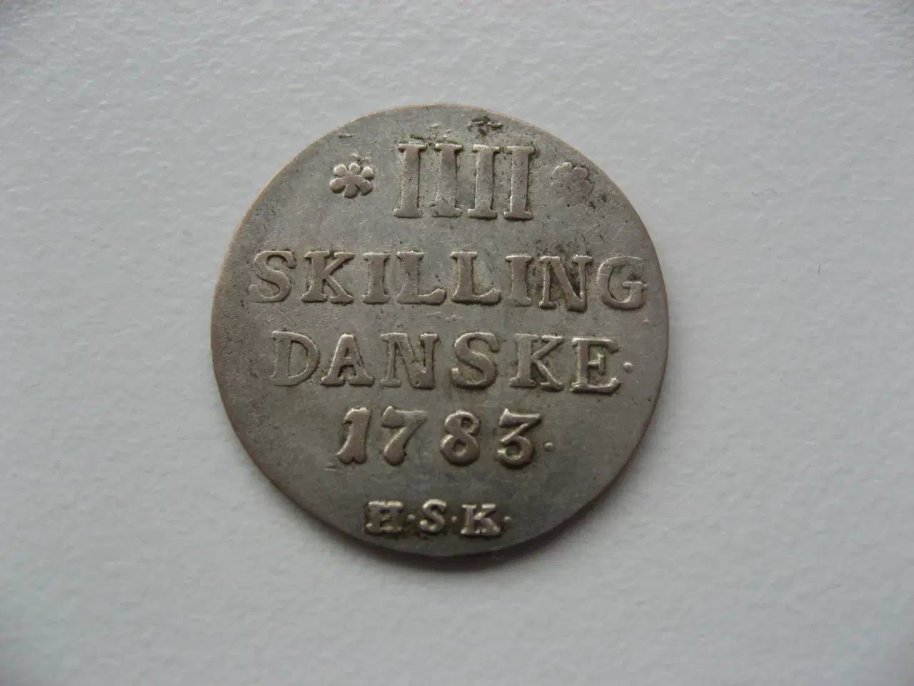 Billede 1 - Flot IIII Skilling 1783. Chr.D.VII