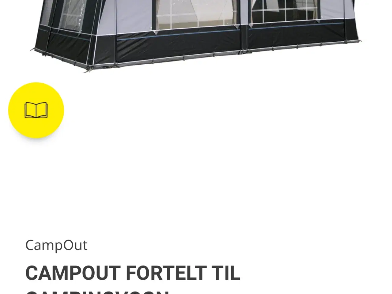 Billede 1 - Camp out telt