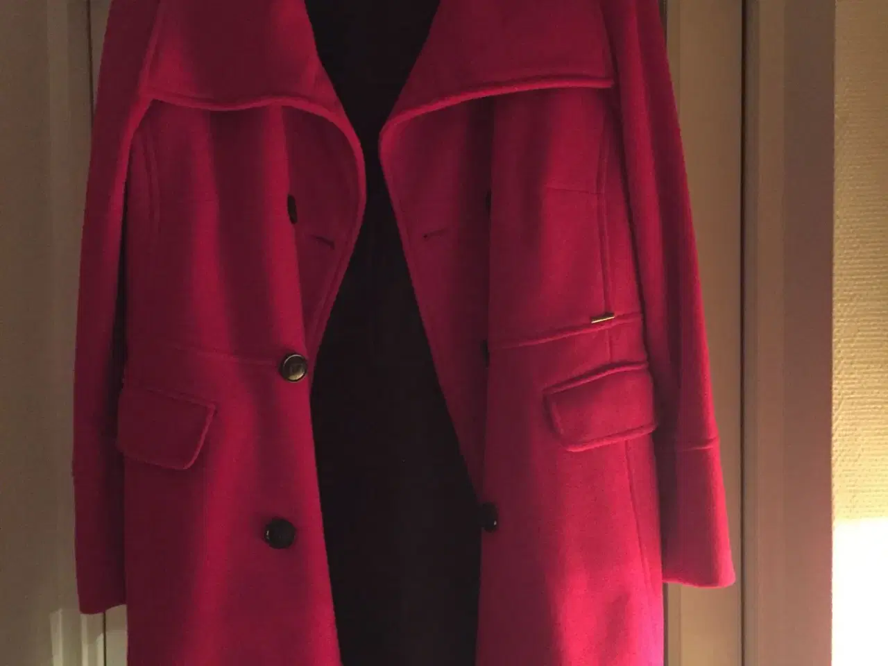 Billede 1 - Nool og cashmere frakke rød 