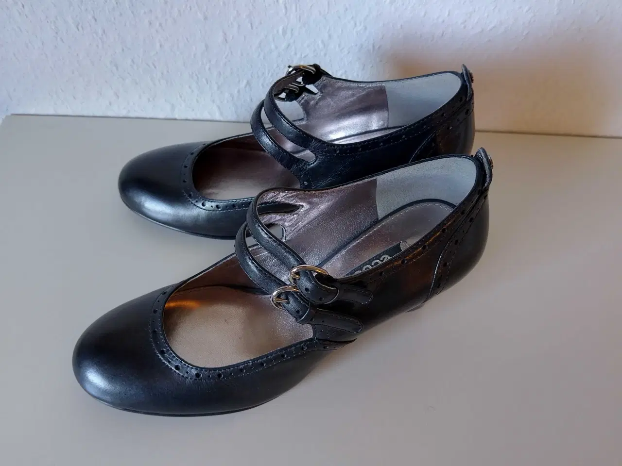 Billede 5 - Ecco pumps sort læder