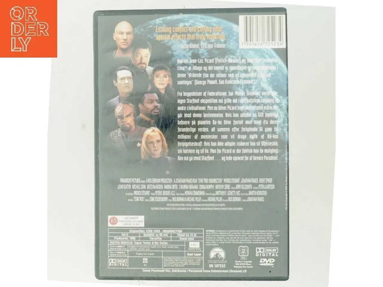 Billede 3 - Star Trek: Insurrection (1998) [DVD] med Patrick Stewart (DVD)