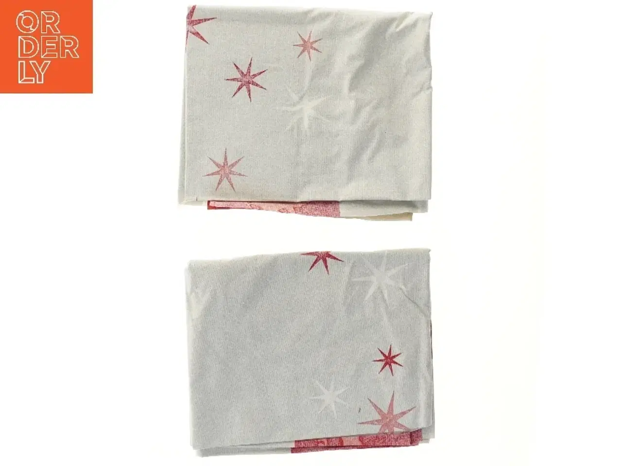 Billede 2 - Juledug med print (str. 2 stk 236x142 cm)