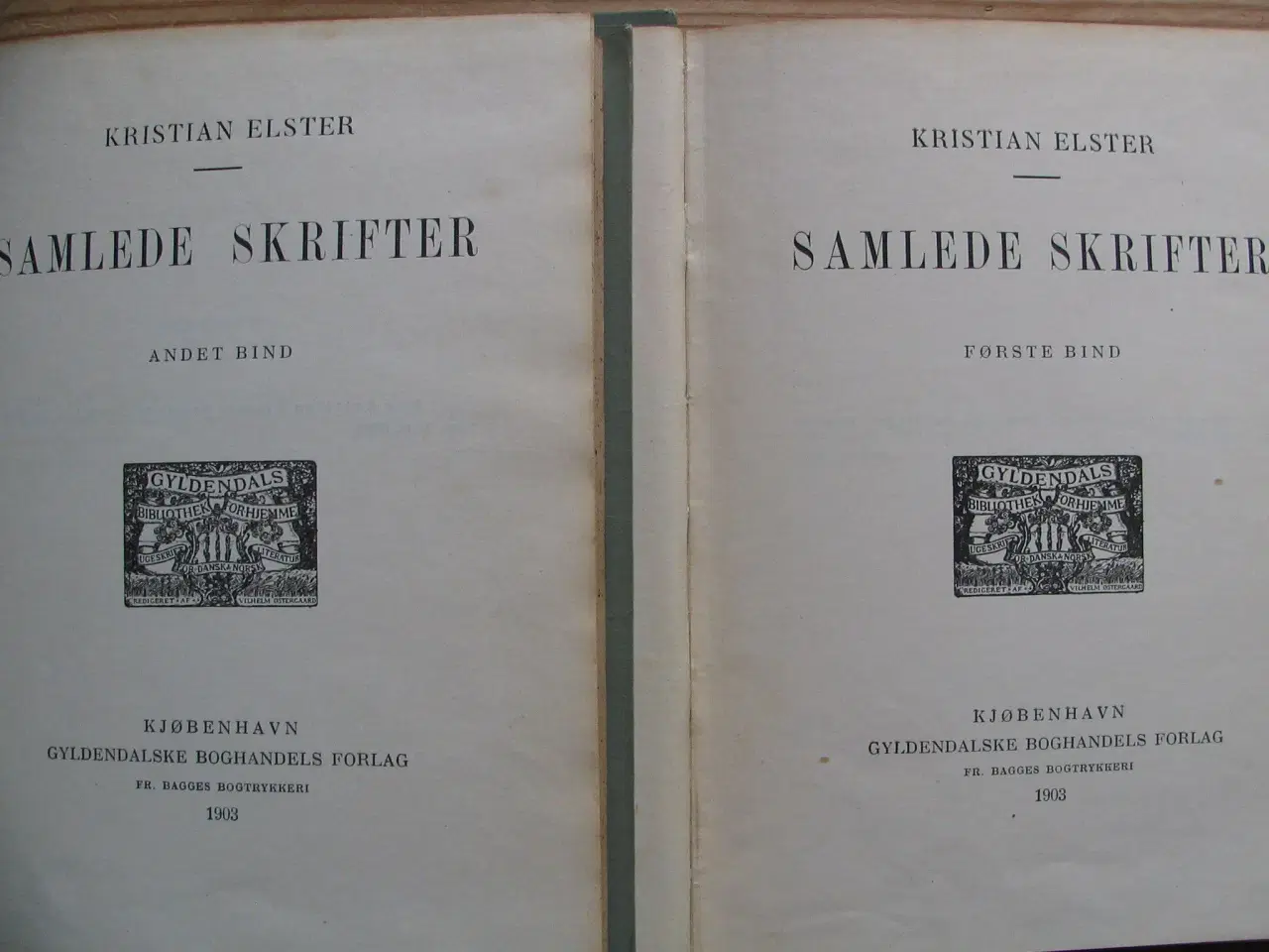 Billede 3 - Kristian Elster. Samlede skrifter, fra 1903