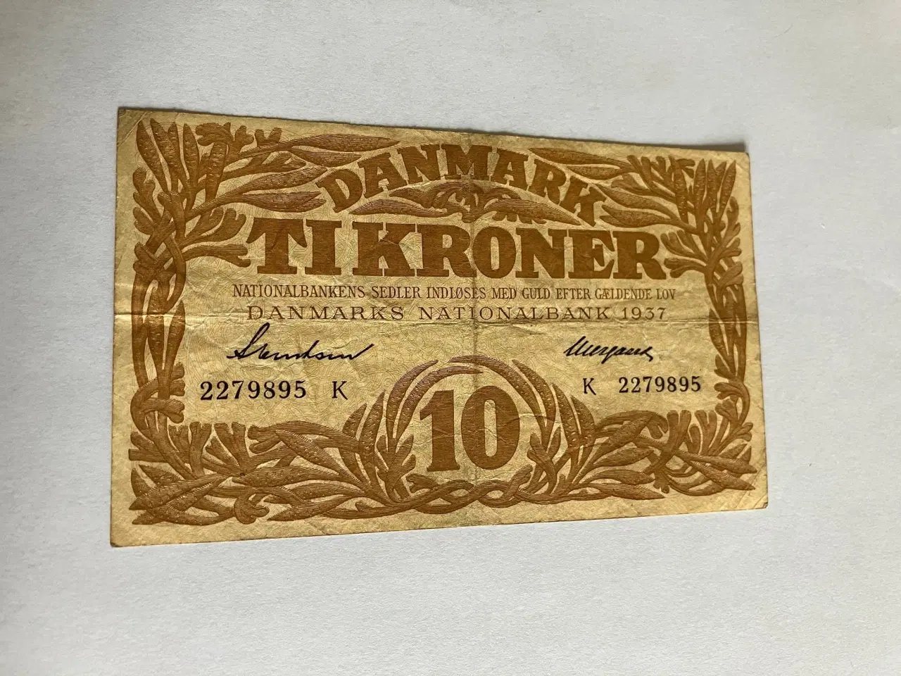 Billede 1 - 10 Kroner 1937 K