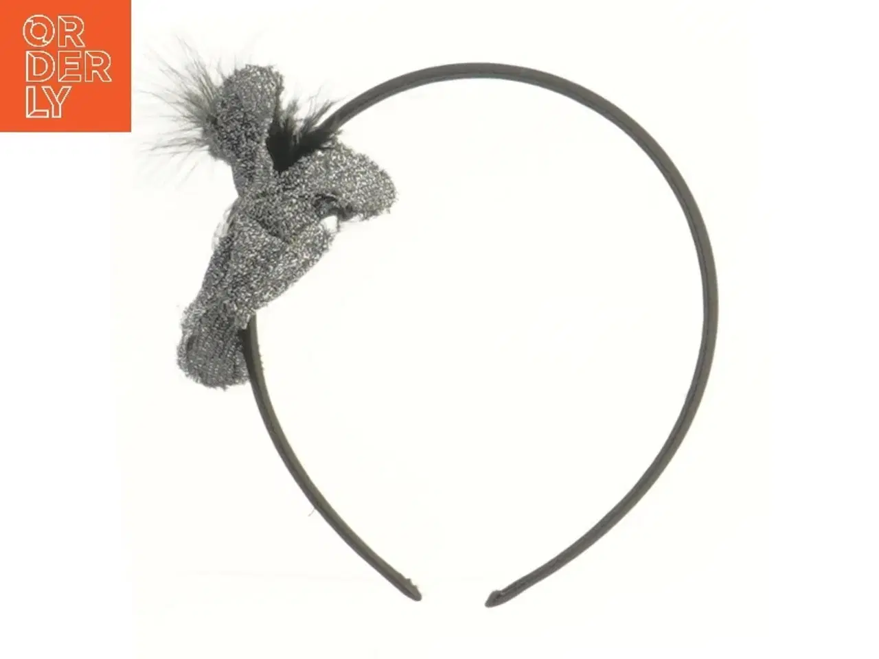 Billede 2 - Hårbøjle med glimmerpynt (str. Ø 12 cm)