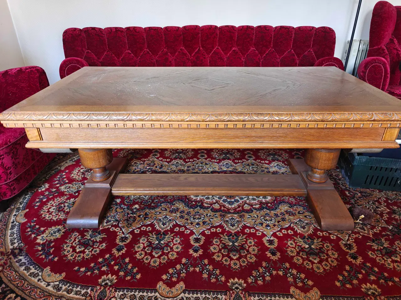 Billede 1 - Sofabord i massiv eg 