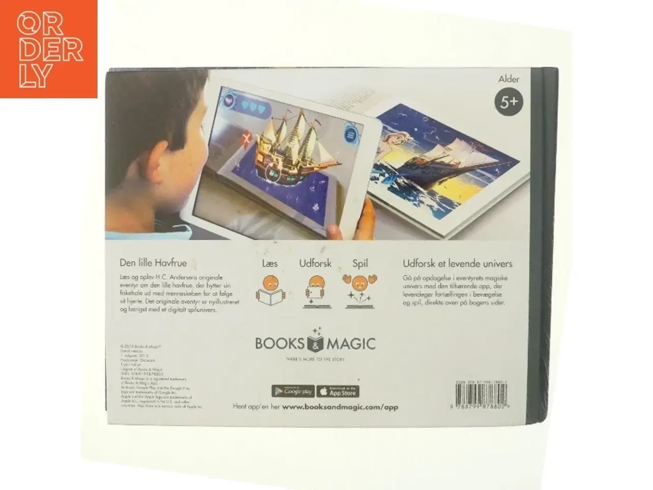 Billede 3 - Den lille havfrue - en magisk augmented reality bog af H. C. Andersen (Bog)
