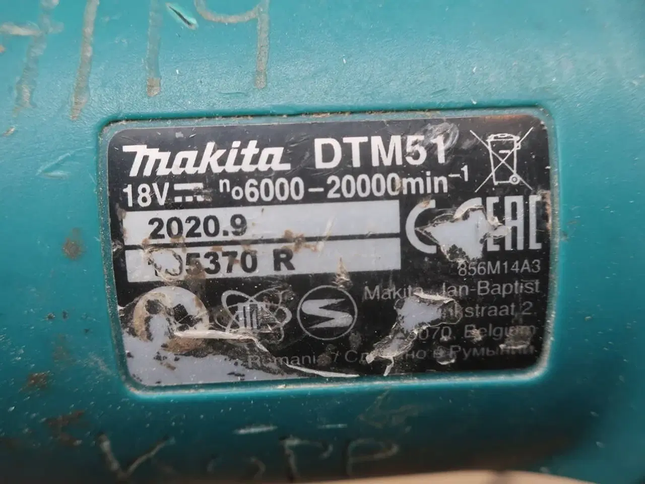 Billede 5 - Høvl, boremaskine mv. MAKITA Model: HP 484, DFN 350, DKP 180, DTM 51, DC18RC