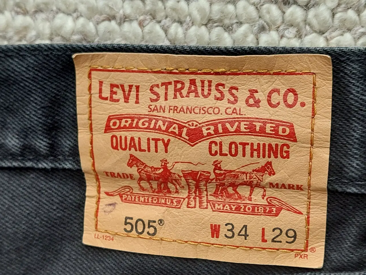 Billede 1 - Levis cowboybukser sorte 